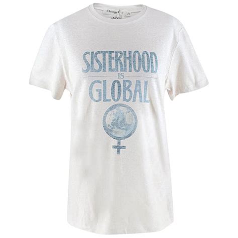 sisterhood global t shirt dior|'SISTERHOOD IS GLOBAL' T.